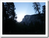 View of Half Dome from our camp site